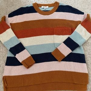 Madewell Thompson pocket pullover sweater XXS